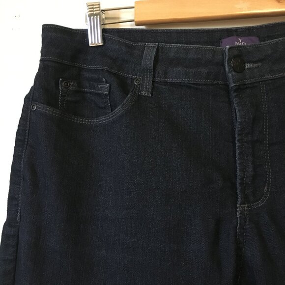 NYDJ Jeans Dark Blue Ankle Jeans With Ankle Zippers - Picture 7 of 10